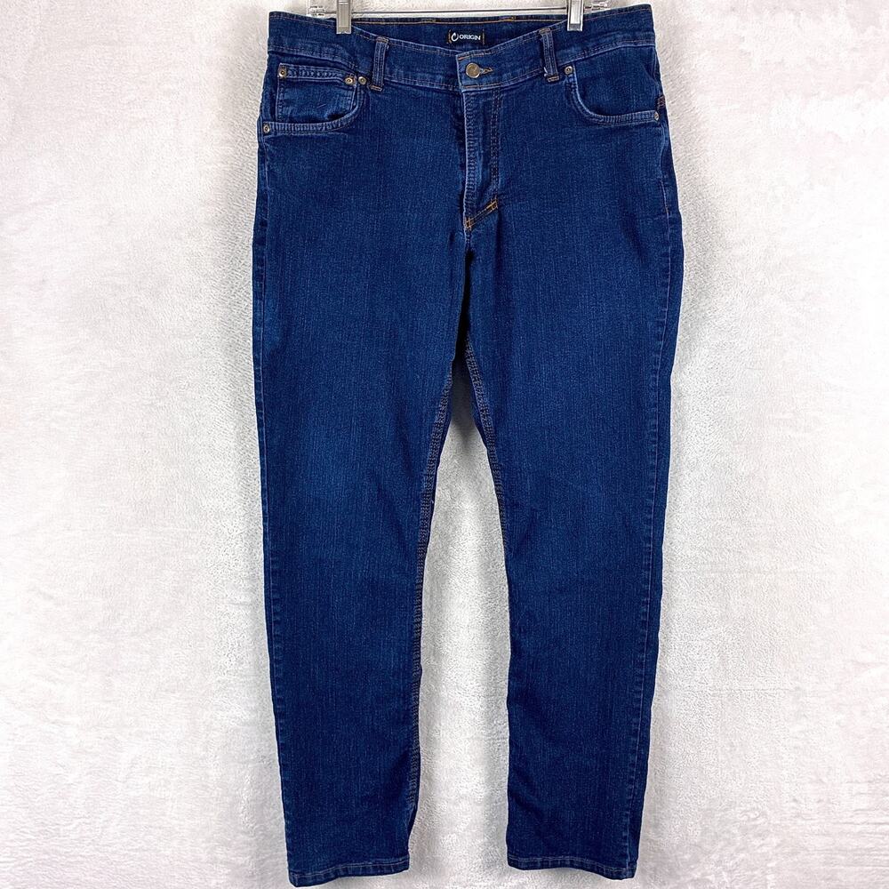 Origin Jeans Mens 34x32 Delta 68 Relaxed Stretch Preppy Jiu Jitsu BJJ USA
